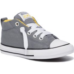 Trampki CONVERSE - Ctas Street Mid 665132C Cool Grey/Vivid Sulfur/White. Szare trampki dziewczęce Converse, z gumy. W wyprzedaży za 139,00 zł.
