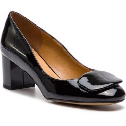 Półbuty SAGAN - 3336 Czarny Lakier. Czarne półbuty damskie Sagan, bez wzorów, ze skóry ekologicznej, eleganckie, bez obcasa, na obcasie, bez zapięcia. Za 249,00 zł.