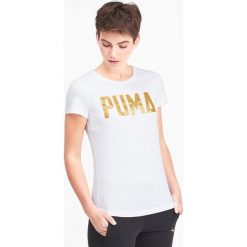 Puma Athletics Koszulka Biały. Białe koszulki damskie Puma, s, z nadrukiem, z bawełny. Za 94,95 zł.