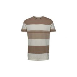 T-shirty z krótkim rękawem Selected 16060726 NEW RONE. Brązowe t-shirty męskie Selected, s, bez wzorów, bez kołnierzyka, krótkie. Za 98,76 zł.