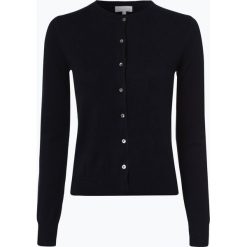 Marie Lund - Kardigan damski z czystego kaszmiru, niebieski. Niebieskie swetry damskie Marie Lund, xs, bez wzorów, z kaszmiru. Za 599,95 zł.