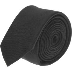 Krawaty męskie: krawat platinum czarny slim 200