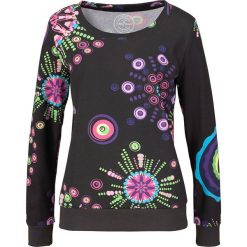 Bluzy rozpinane damskie: Bluza z nadrukiem bonprix czarny z nadrukiem