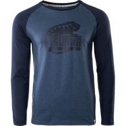 Koszulki sportowe męskie: IGUANA Koszulka męska Themba dark denim melange/dress blues r. S