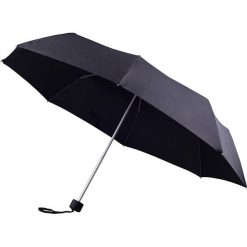Parasol unisex krótki KEMER MU23 Czarny uniwersalny. Czarne parasole KEMER, bez wzorów. Za 86,80 zł.