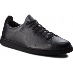 Sneakersy CLARKS - Nathan Lace 261371107 Black Leather. Czarne sneakersy męskie Clarks, bez zapięcia. W wyprzedaży za 299,00 zł.