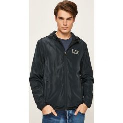 EA7 Emporio Armani - Kurtka. Niebieskie płaszcze męskie EA7 Emporio Armani, s, bez wzorów, z poliesteru, krótkie, z kapturem. Za 629,90 zł.