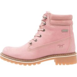 Botki damskie lity: Mustang Botki sznurowane rose