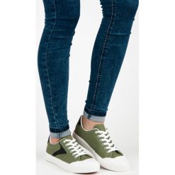Zielone trampki PETUNIA. Żółte trampki i tenisówki damskie marki KYLIE. Za 69,90 zł.