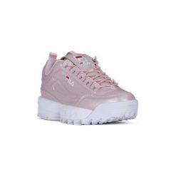 Buty Fila 71D DISRUPTOR LOW. Różowe trampki i tenisówki damskie Fila, bez wzorów, bez zapięcia. Za 444,58 zł.