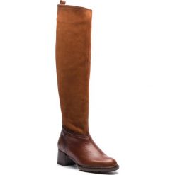 Kozaki HISPANITAS - Parsley-5 HI87717 Cognac. Pomarańczowe kozaki damskie Hispanitas, ze skóry, bez obcasa, bez zapięcia. W wyprzedaży za 499,00 zł.