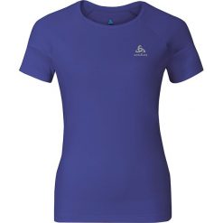 Koszulka sportowa "Versilia" w kolorze granatowym. Niebieskie bluzki sportowe damskie Odlo Women, m, bez wzorów, z materiału, z okrągłym kołnierzem, bez rękawów, bez kaptura. W wyprzedaży za 89,95 zł.