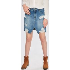Answear - Spódnica Boho Bandit. Niebieskie spódniczki marki ANSWEAR, s, z bawełny, boho, mini. Za 119,90 zł.