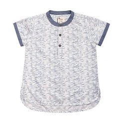 T-shirty chłopięce: Koszulka w kolorze niebiesko-białym