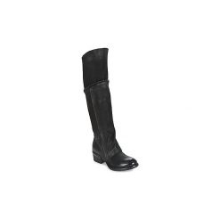 Muszkieterki Airstep / A.S.98 CORN 18. Czarne kozaki damskie marki Airstep / A.S.98, bez obcasa, bez zapięcia. Za 1199,20 zł.
