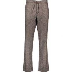 Spodnie - Slim fit - w kolorze brązowym. Brązowe rurki męskie marki Benetton, z wełny. W wyprzedaży za 84,95 zł.