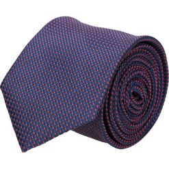 Krawat platinum granatowy classic 217. Niebieskie krawaty męskie Recman, na co dzień, bez wzorów, z tkaniny, eleganckie. Za 69,00 zł.