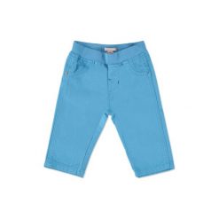 ESPRIT Boys Basic Spodnie turkus. Niebieskie spodnie chłopięce marki Esprit, z bawełny. Za 55,00 zł.