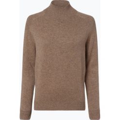 Marie Lund - Damski sweter z wełny merino, beżowy. Brązowe swetry klasyczne damskie Marie Lund, xxl, z dzianiny. Za 249,95 zł.