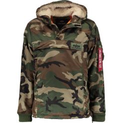 Alpha Industries Kurtka przejściowa woodland. Zielone marynarki męskie Alpha Industries, xl, bez wzorów, z nylonu. Za 669,00 zł.