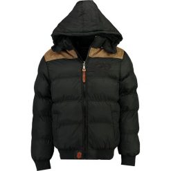Kurtka zimowa "Droopy" w kolorze czarnym. Czarne płaszcze zimowe męskie Geographical Norway Men, s, bez wzorów, ze skóry, bez kaptura. W wyprzedaży za 243,95 zł.