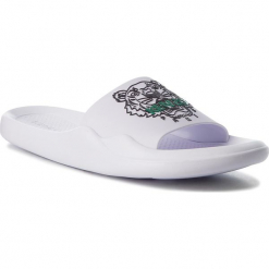 Klapki KENZO - F865SD104P60 Blanc 01. Białe chodaki męskie Kenzo, z tworzywa sztucznego. W wyprzedaży za 379,00 zł.
