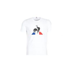 T-shirty z krótkim rękawem Le Coq Sportif ESS Tee SS N°7 M. Białe t-shirty męskie marki le coq sportif, s, bez wzorów, bez kołnierzyka, krótkie. Za 109,00 zł.