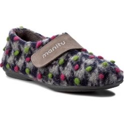 Kapcie damskie: Kapcie MANITU – 340203 Grau 9