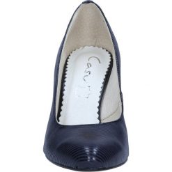 CZÓŁENKA CASU 097. Szare buty ślubne damskie Casu, na koturnie. Za 149,99 zł.