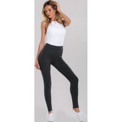 Ciemnoszare Legginsy So Schocked. Szare legginsy damskie other, s, bez wzorów. Za 49,99 zł.