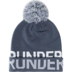 Czapka UNDER ARMOUR - Graphic Pom Beanie 1345104-044 Niebieski. Niebieskie czapki damskie Under Armour, na zimę, bez wzorów, z materiału. W wyprzedaży za 69,00 zł.
