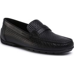 Mokasyny GEOX - U Moner A U0244A 04743 C9999 Black. Czarne mokasyny męskie Geox, ze skóry. W wyprzedaży za 439,00 zł.