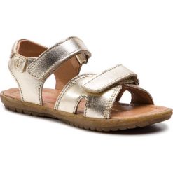 Sandały NATURINO - Sun 0010502429.02.0Q06 M Platino. Żółte sandały dziewczęce marki Naturino, ze skóry, bez zapięcia. Za 329,00 zł.