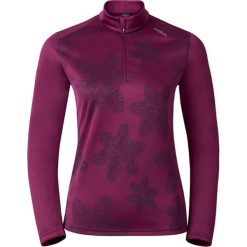 Koszulka funkcyjna "God Jul" w kolorze jagodowym. Fioletowe bluzki sportowe damskie Odlo Women, l, bez wzorów, ze skóry, ze stójką, bez rękawów, bez kaptura. W wyprzedaży za 159,95 zł.