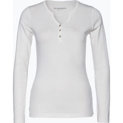 T-shirty damskie: brookshire – Damska koszulka z długim rękawem, beżowy