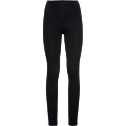 Legginsy ocieplane z polaru bonprix czarny. Czarne legginsy damskie bonprix, w paski, z polaru. Za 29,99 zł.