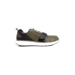 Buty Armani jeans -. Zielone trampki męskie Armani Jeans, bez wzorów, z jeansu, bez zapięcia. Za 479,00 zł.