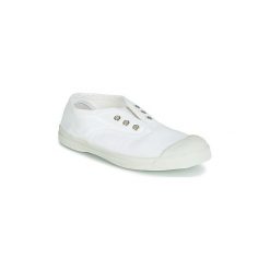 Buty Dziecko Bensimon TENNIS ELLY. Białe trampki dziewczęce Bensimon, bez wzorów, bez zapięcia. Za 119,00 zł.