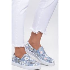 Niebieskie Slip On Beautiful People. Niebieskie trampki i tenisówki damskie Renee, bez wzorów, bez zapięcia. Za 39,99 zł.