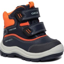 Śniegowce GEOX - B Flanfil B.B Abx B B943VB 0BU50 C0820 M Navy/Orange. Pomarańczowe śniegowce chłopięce Geox, bez zapięcia. W wyprzedaży za 219,00 zł.