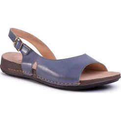 Sandały GO SOFT - WI21-CORSA-01 Cobalt Blue. Niebieskie klapki damskie GO SOFT, bez wzorów, ze skóry, bez obcasa. Za 99,99 zł.