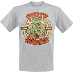T-shirty męskie: Teenage Mutant Ninja Turtles Party Master T-Shirt szary