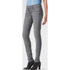 G-Star Raw - Jeansy Lynn Zip Mid Skinny. Szare jeansy damskie marki G-Star RAW, z obniżonym stanem. W wyprzedaży za 179,90 zł.