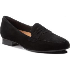 Półbuty CLARKS - Un Blush Go 261356734 Black Suede. Czarne półbuty damskie skórzane marki Clarks, na płaskiej podeszwie. W wyprzedaży za 279,00 zł.