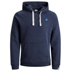 Jack&Jones Męska bluza Culkin Sweat Hood Total Eclipse Reg (rozmiar S). Bluzy męskie Jack&Jones, s, bez wzorów, bez kołnierzyka, bez rękawów, bez kaptura. W wyprzedaży za 144,00 zł.