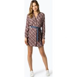 Taifun - Sukienka damska, czerwony. Czerwone sukienki damskie Taifun, w kratkę, z jeansu, bez kołnierzyka, bez rękawów. Za 249,95 zł.