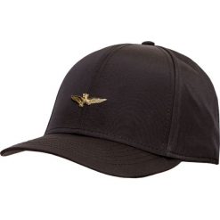 Czapka AERONAUTICA MILITARE. Niebieskie czapki męskie z tkaniny. Za 220,00 zł.