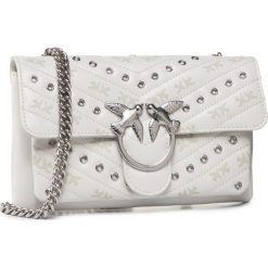 Torebka PINKO - Love Mini Soft Eyelets Cl PE 20 PLTT 1P21NQ Y66P White I09. Białe torebki klasyczne damskie Pinko, bez wzorów, ze skóry, eleganckie, bez dodatków. Za 1339,00 zł.