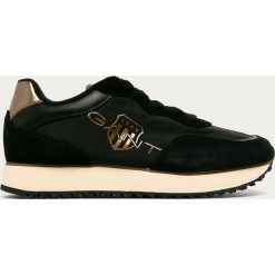 Gant - Buty Bevinda. Czarne buty sportowe damskie GANT, bez wzorów, ze skóry, sportowe. Za 399,90 zł.