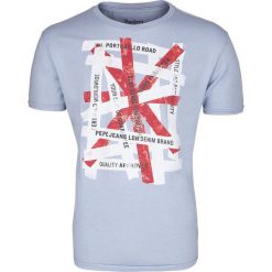 T- shirt Pepe Jeans. Niebieskie t-shirty męskie Pepe Jeans, m, bez wzorów, z jeansu, bez kołnierzyka. Za 79,00 zł.